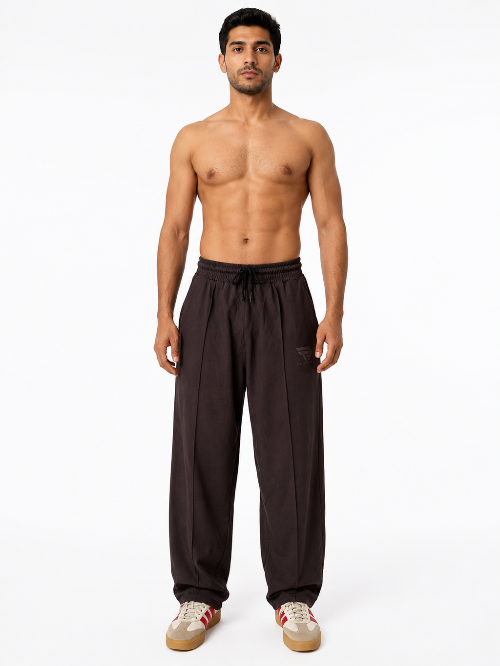 Dark Brown Baggy Trouser