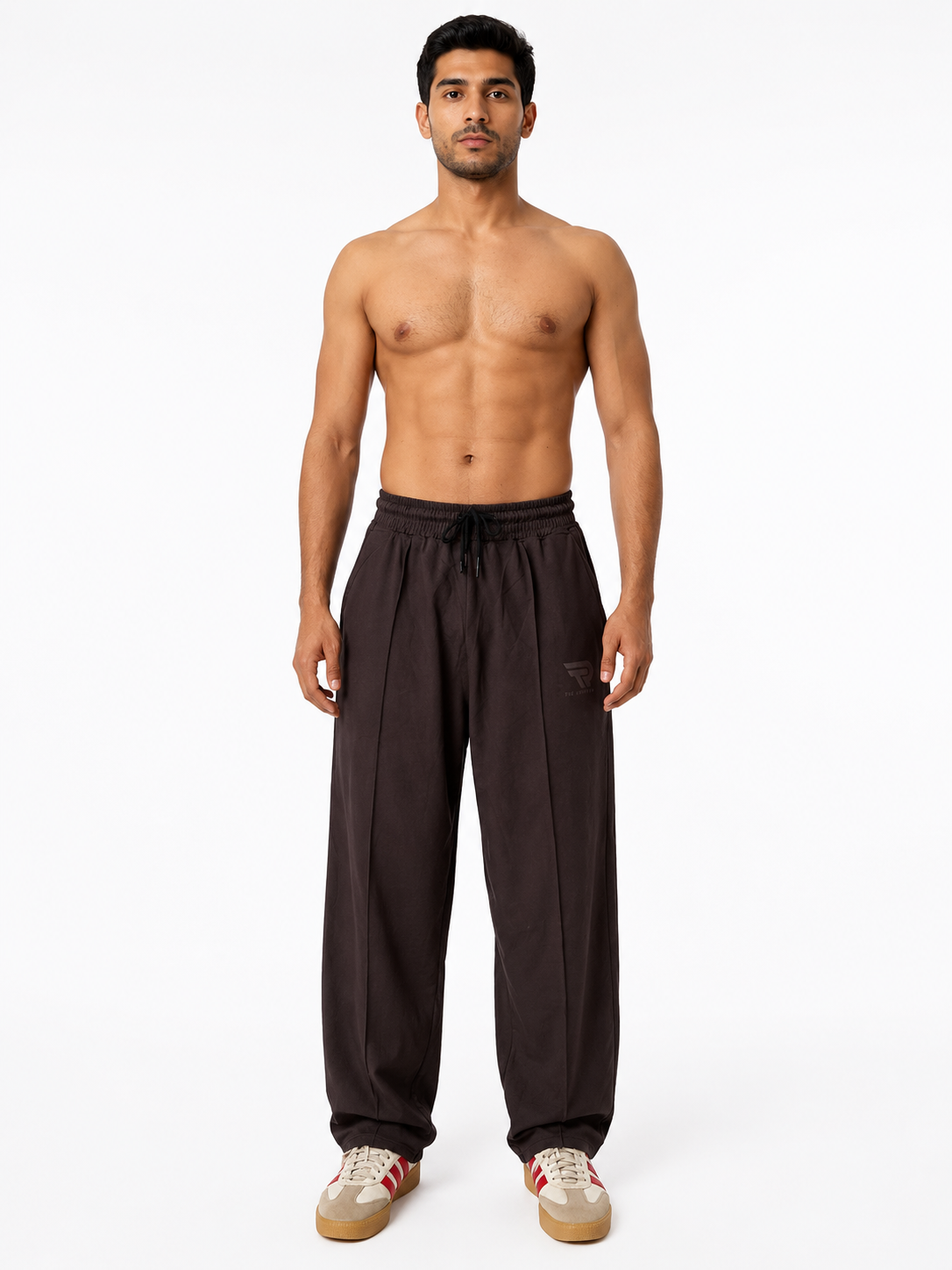 Dark Brown Baggy Trouser
