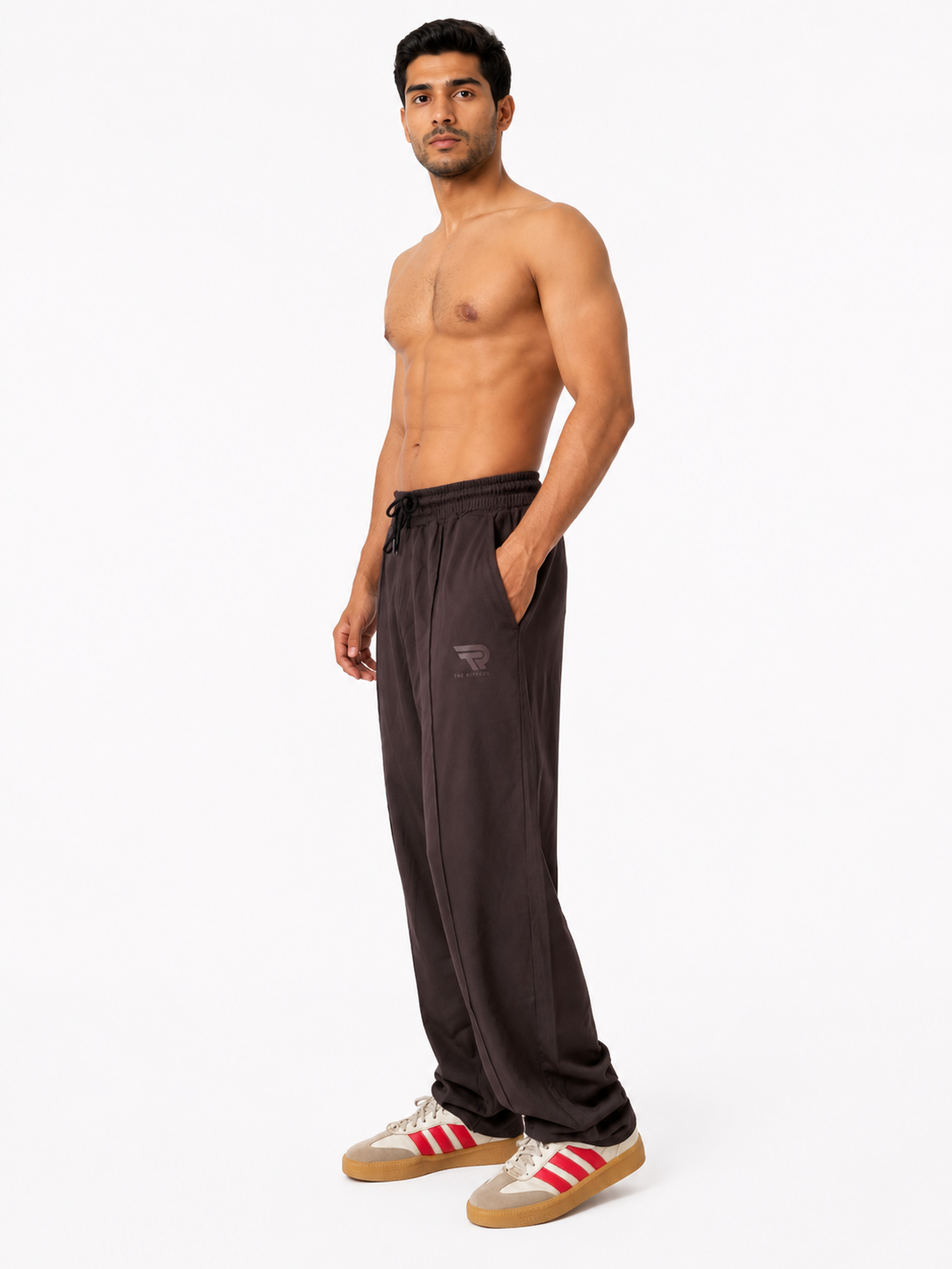 Dark Brown Baggy Trouser