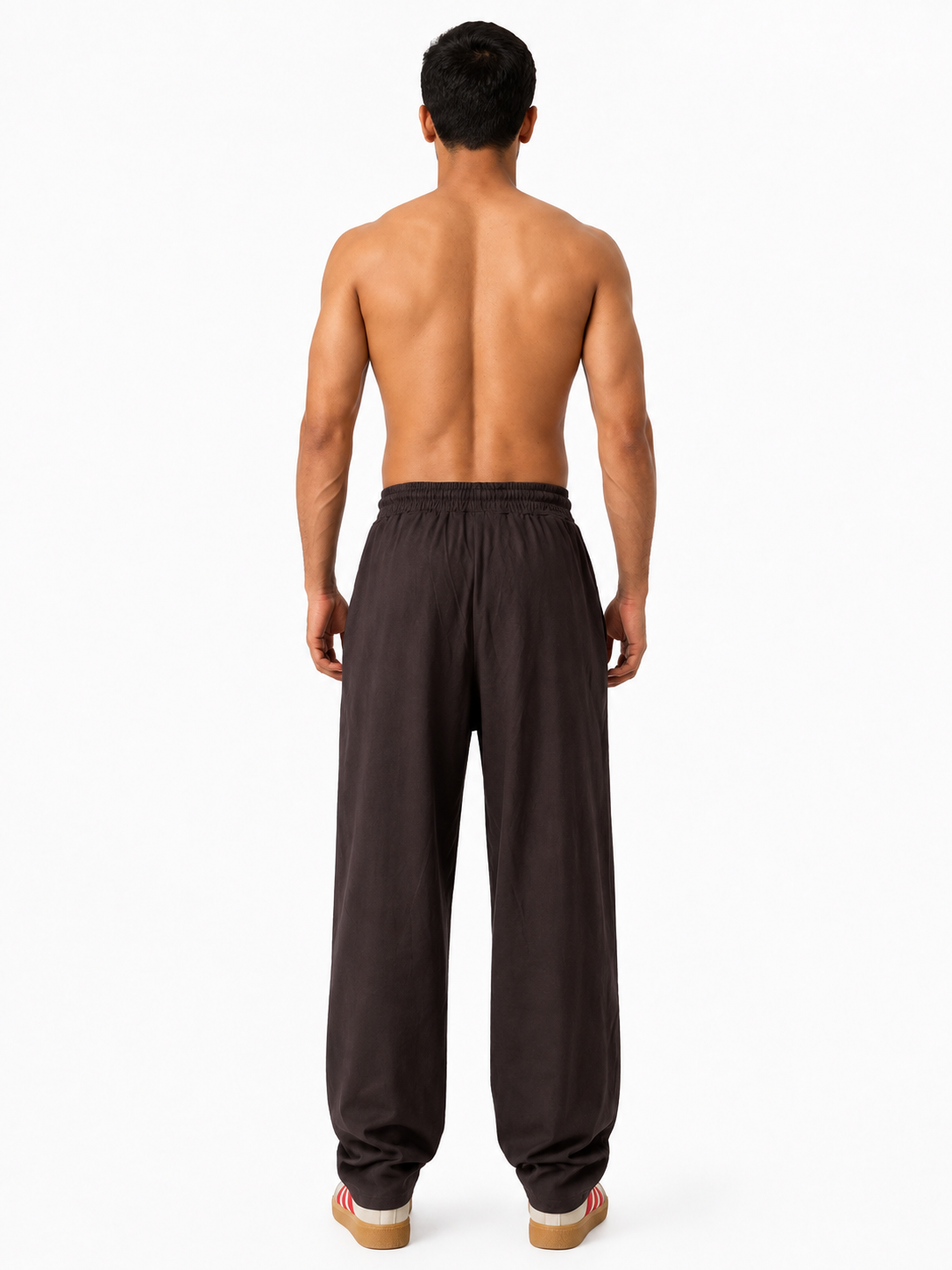Dark Brown Baggy Trouser