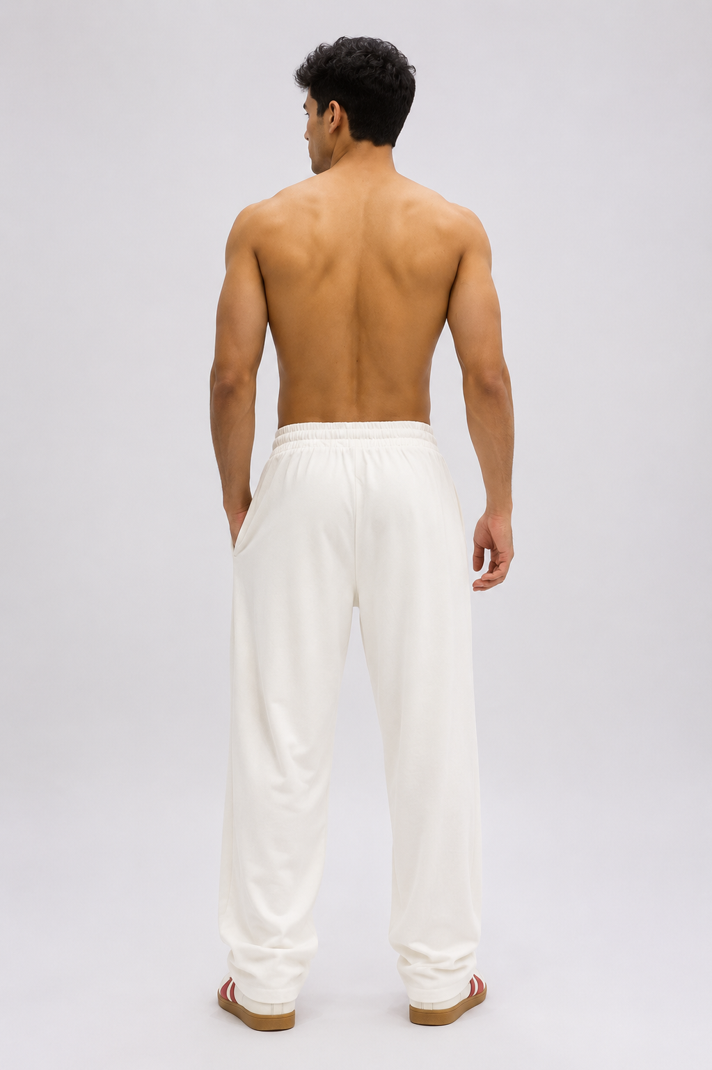 PREMIUM OFF-WHITE BAGGY TROUSER
