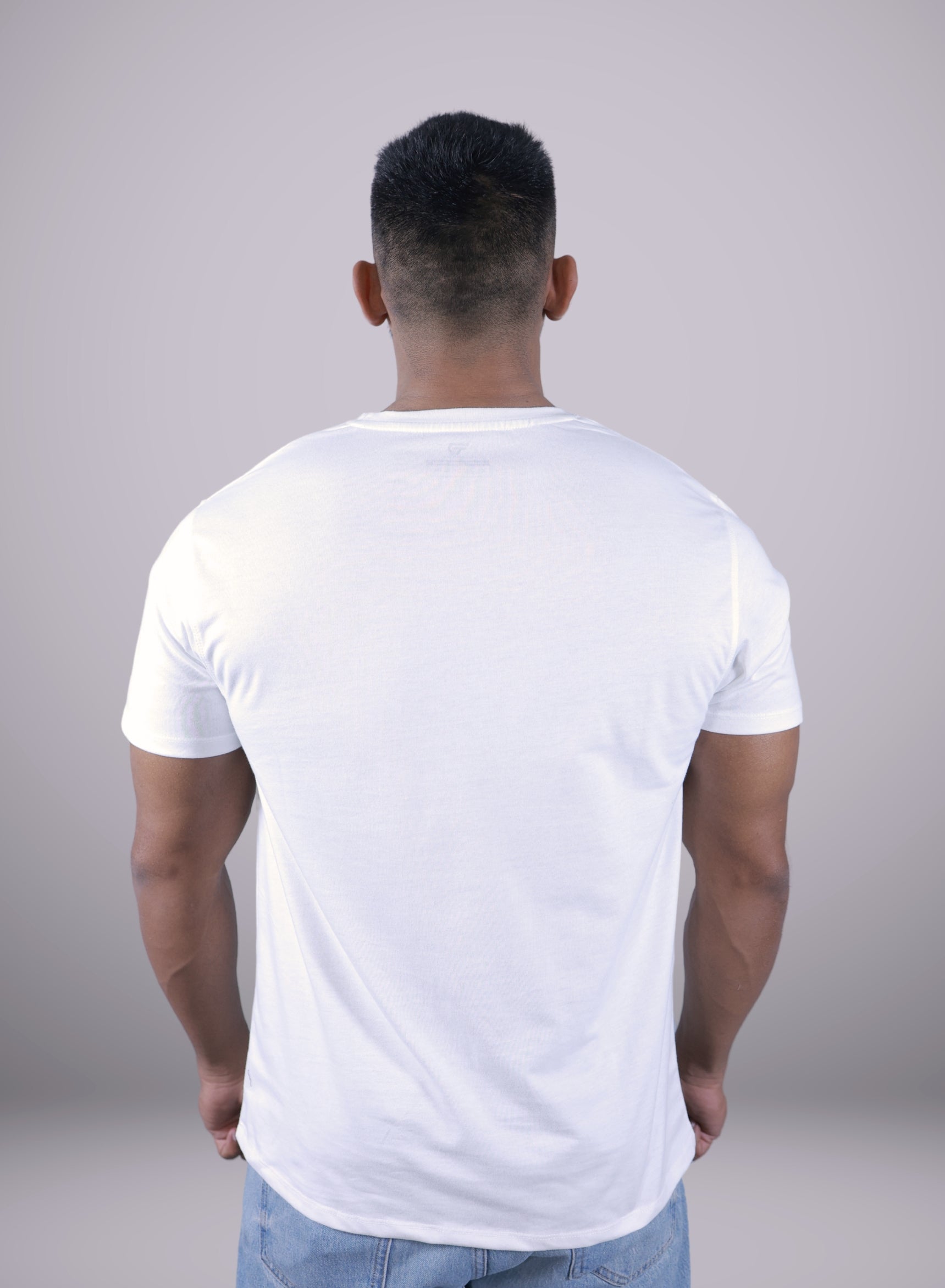 Premium White T-Shirt with Logo